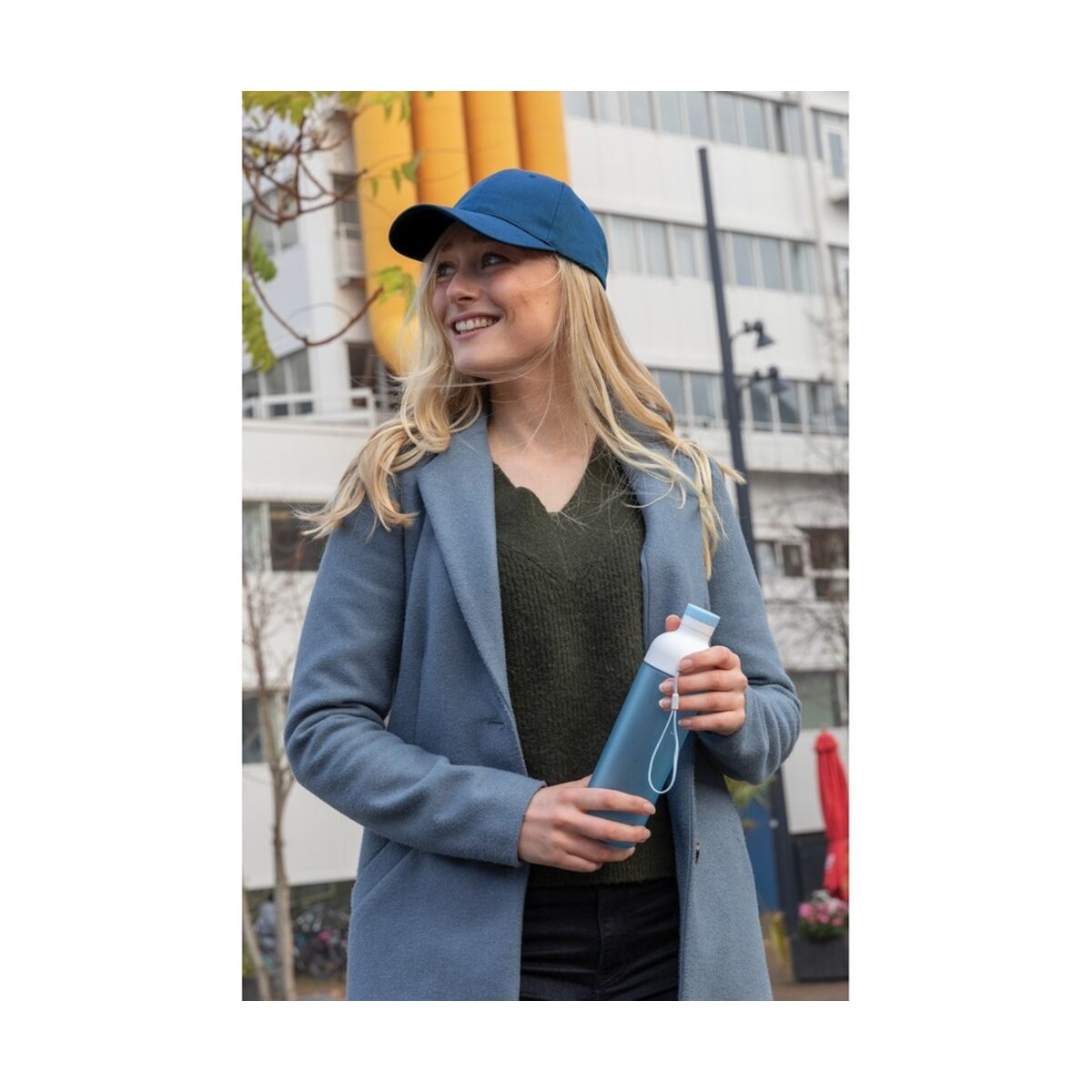 czapka-z-daszkiem-impact-aware™-P453.309-9 Czapka z daszkiem Impact AWARE™ - niebieski