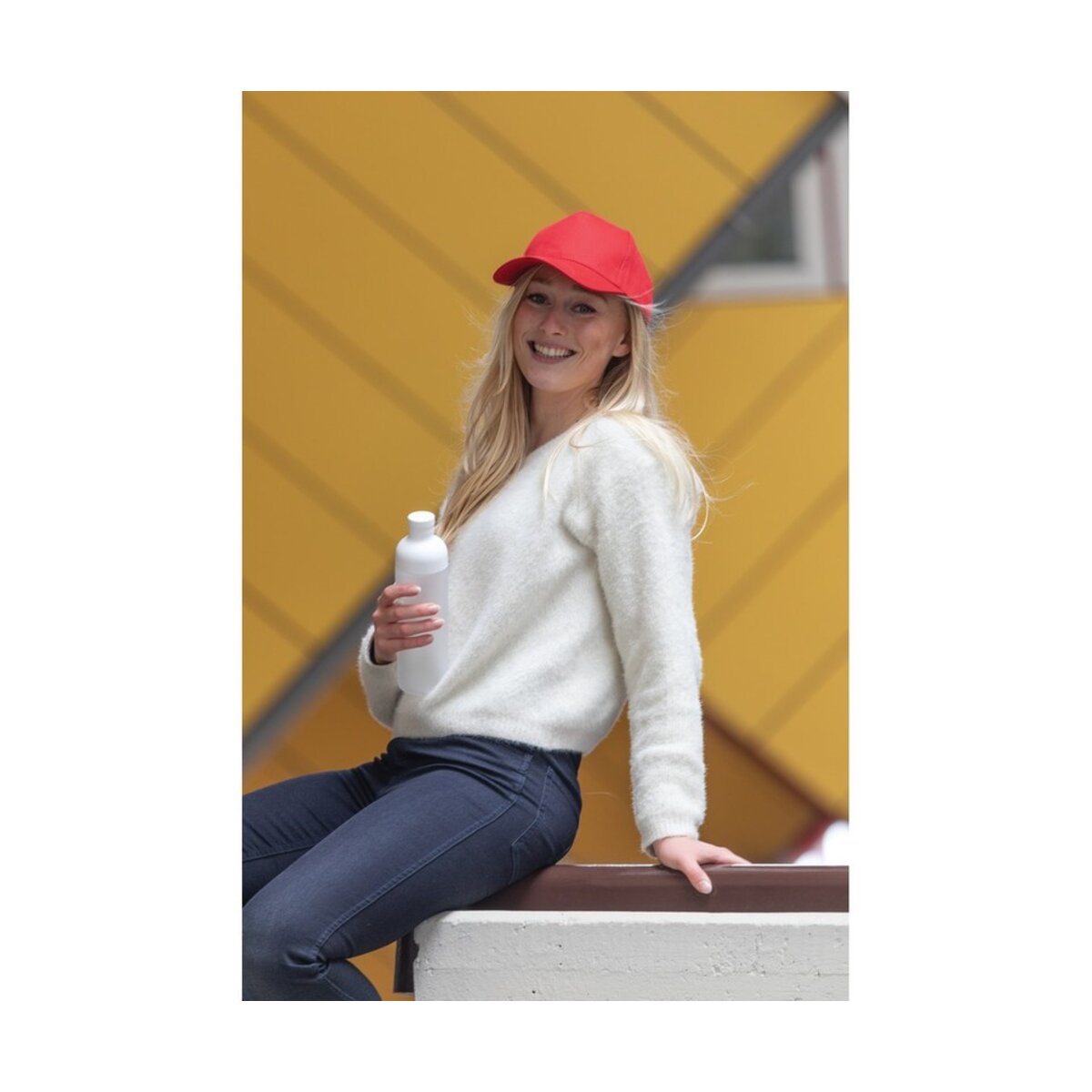 czapka-z-daszkiem-impact-aware™-P453.314-9 Czapka z daszkiem Impact AWARE™ - czerwony