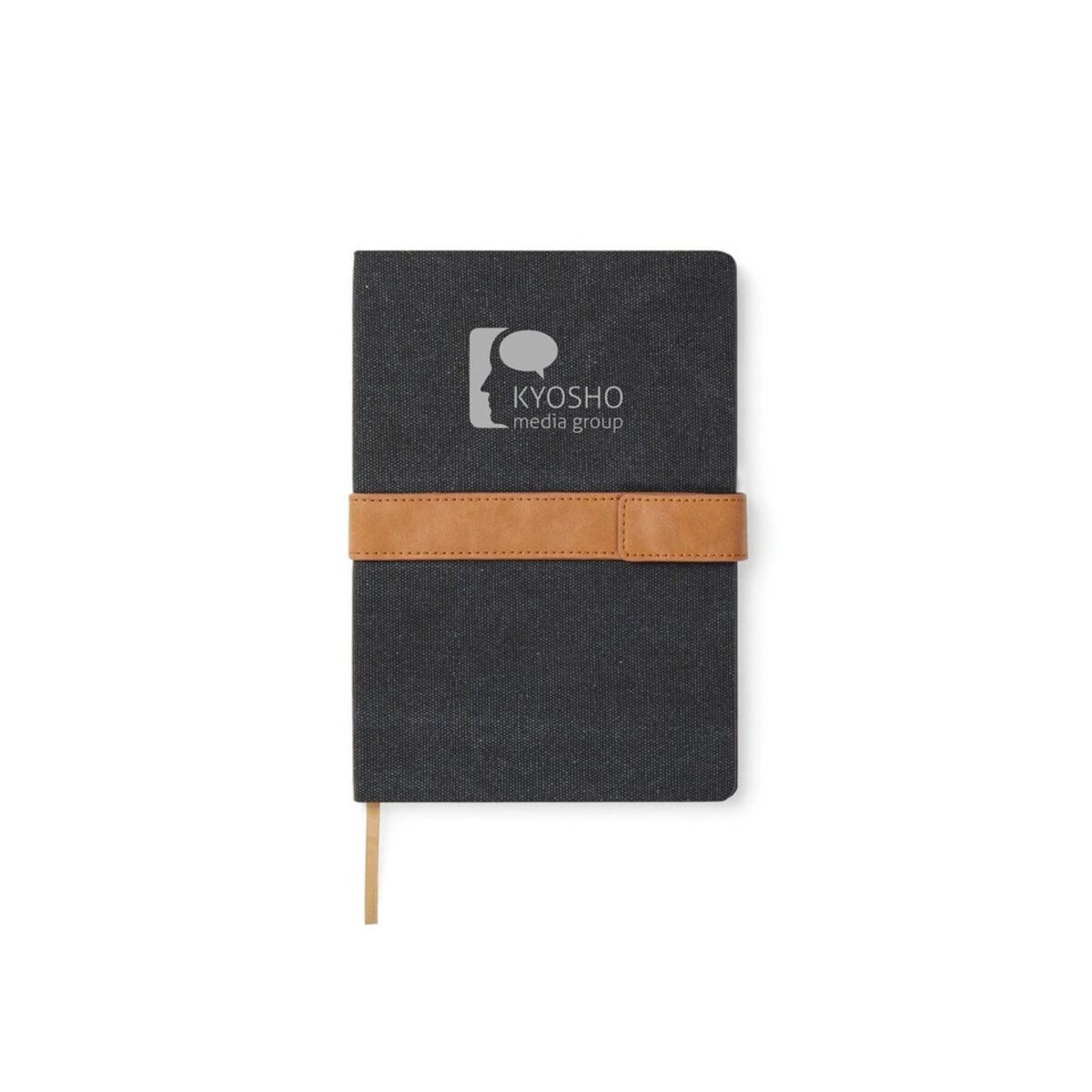 notatnik-vinga-bosler-VG493-03-3 płótno z recyklingu - czarny