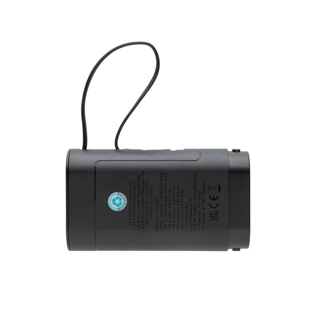 power-bank-10000-mah-P322.5401-1 wymienialne baterie - czarny