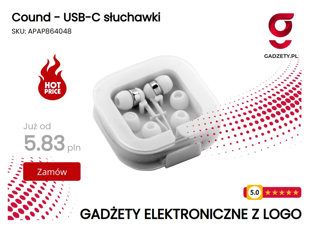 Cound USB-C słuchawki